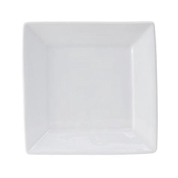 Tuxton GSP-004 Square Plate 8.5 in. X 8.5 in., Porcelain White