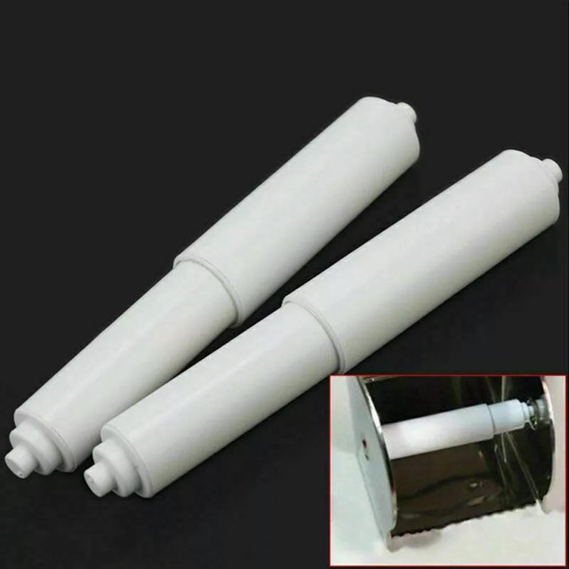 TUMALL - Repuesto de eje para portarrollos de papel higiénico, color blanco, resorte M8K8 E1L0 (predeterminado)