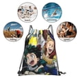 thumbnail image 2 of My Hero Academia Drawstring Backpack Anime Sackpack Gym Bag For Sport Yoga Travel Hiking Shopping Lightweight Gym Bag 16*14 Inch, 2 of 9