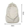 thumbnail image 5 of AMERTEER Simple Classic Backpack Teens Girls Student Large Capacity School Book Bag (Blac, 5 of 5