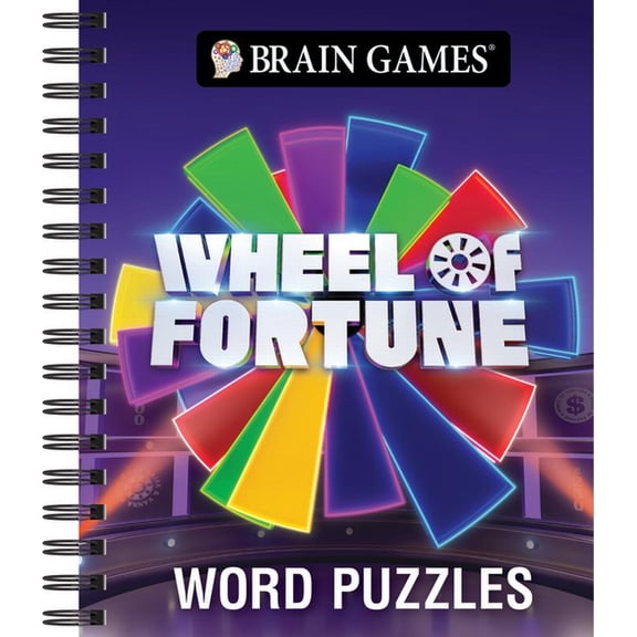 Brain Games Brain Games - Wheel of Fortune Word Puzzles: Volume 3, (Spiral-Bound)