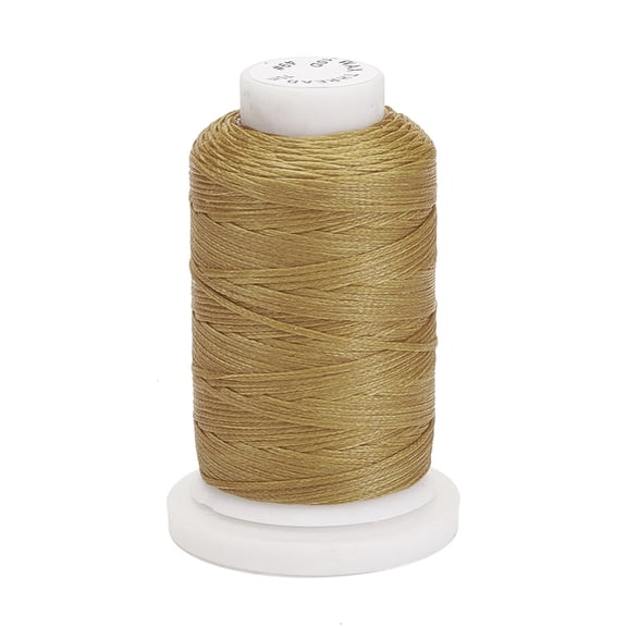 1 Roll 76.55 Yards(70m) 1mm Waxed Polyester Cord Flat Stringing Materials for DIY Bracelets Beading Jewelry Making and Crafts Goldenrod