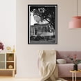 thumbnail image 3 of Historic Framed Print, Savannah Victorian Historic District, Bounded by Gwinnett, East Broad, West Broad Street, Savannah, Chatham County, GA - 173, 17-7/8" x 21-7/8", 3 of 9
