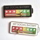 thumbnail image 2 of Broche poder social WDOplteas nueva insignia personalizada pin humor pareja 2 piezas, 2 of 9