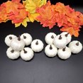 thumbnail image 4 of 12 Pcs Mini Artificial Pumpkins - Foam, Realistic, Orange/White, 6x6.5cm, for Halloween/Thanksgiving Decor, DIY Crafts, 4 of 6