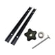thumbnail image 3 of Kit de guía de inglete de aluminio para fresadoras con perilla de arandela de perno y ranura para fijación Negro, 3 of 9