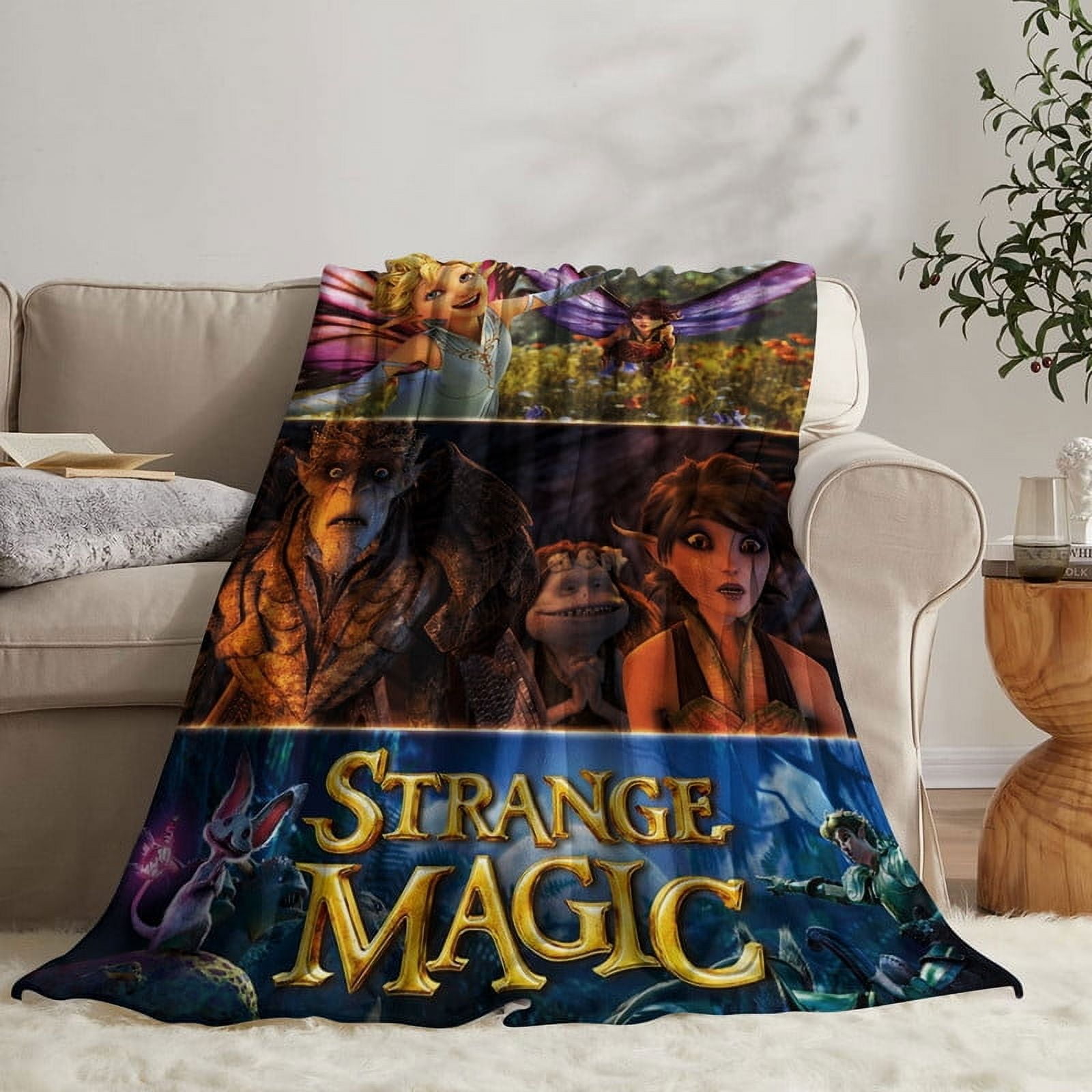 Strange Magic Throw Blanket Gifts for Fans Lover Girls Boys Women Present Hoodie Him Bed 50"x60"