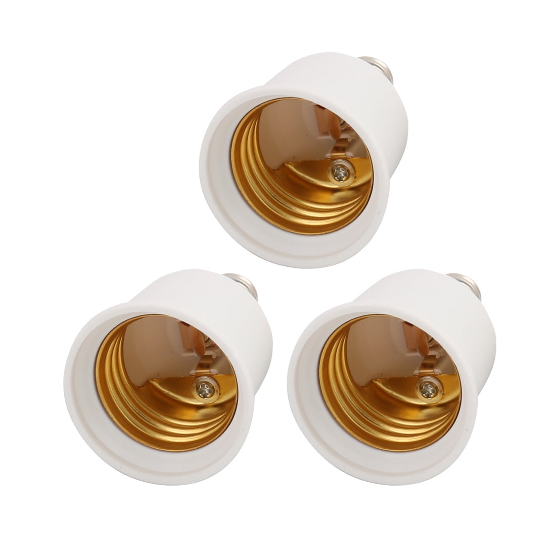 3Pcs E12 to E26 Extender Adapter Converter Lamp Bulb Socket Holder 55mm