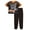 Dark gray / orange, variant on Hot Wheels Mesh V-neck T-Shirt and French Terry Jogger Pants Outfit Set Toddler to Little Kid