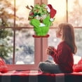 thumbnail image 2 of Navidad Piernas Divertidas Novedad Corona De Arpillera Corona De Pierna De Elfo De Navidad Decoraciones De Puerta Delantera De Vacaciones Noticed HA042671-01, 2 of 6