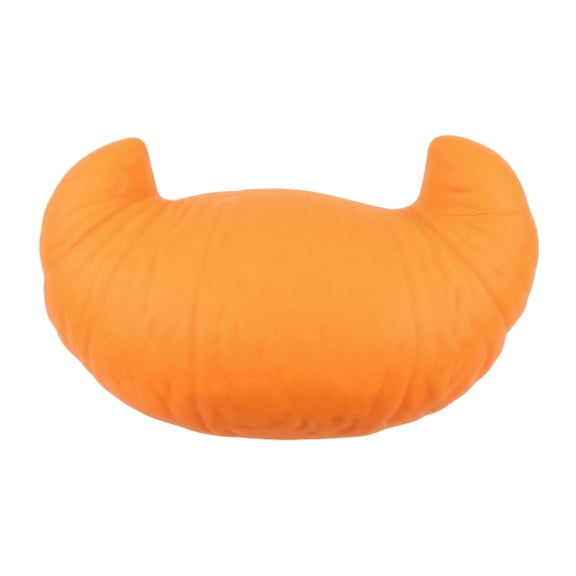 Giant Croissant Squishy Toy with Slow Rising Squeezable Design, Jumbo Size, Orange, for Relaxation, Simulated Toy