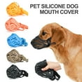 thumbnail image 4 of Washranp Silicone Dog Muzzle,Soft Breathable Wear-resistant Dog Basket Muzzles with Adjustable Strap Prevent Biting Chewing Licking for Small Medium Large Dogs, 4 of 4