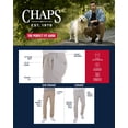 thumbnail image 6 of Chaps Men's Pants - Straight Fit 5-Pocket Comfort Stretch Chino Pants for Men - Men's Fashion Straight Leg Cotton Chinos, Size 32W x 30L, American Black, 6 of 6