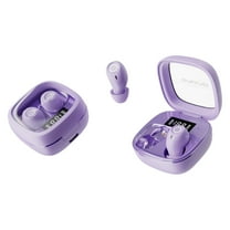 Wireless Earbuds 75hrs Bluetooth 5.3 Headphone Sport, 2024 Bluetooth Earbuds Stereo Deep Bass Over Ear Bud with Earhooks, ENC Noise Cancelling Mic, IPX7 Waterproof Earphone - Purple