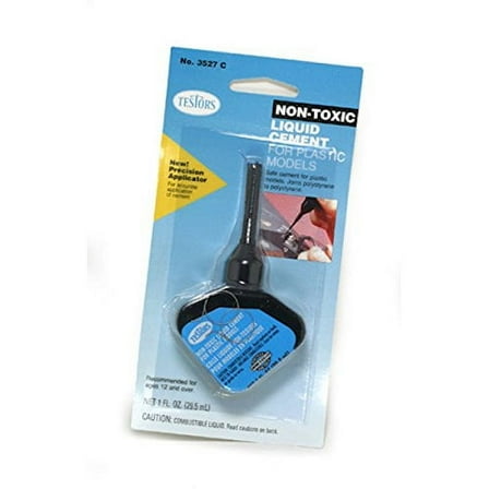 Testor 3527C Non-Toxic Cement w/Applicator, 1 Ounce