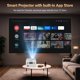 thumbnail image 2 of Proyector Proyector Inteligente Con Wifi Y Bluetooth Proyector 4K 1080P Pantalla De 120'' Proyector De Películas Auto Keystone Compatible Con Hdmi/Usb/Smartphone/Pc/Laptop, 2 of 5