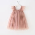 thumbnail image 2 of Baby Girl Tutu Ruffle Sleeveless Dresses Toddler Princess Soft Layered Birthday Clothes, 2 of 5