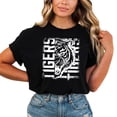 thumbnail image 4 of Tigers Shirt for Teens Women and Men School Game Day T-Shirts School Spirit Tee Black Shirt Adult Small, 4 of 5