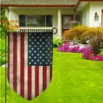 thumbnail image 2 of Garden Flag Retro Old America Flag Double Sided Small Yard Holiday Garden Flag for Outside Decor 12.5x18 Inch Fillet, 2 of 7