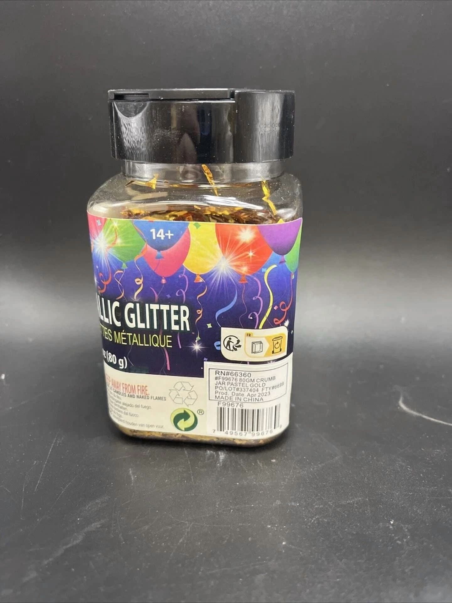 CRESTIN- Pastel Gold Large Metallic Glitter
