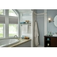 thumbnail image 4 of Moen Y2694 Banbury 24" Zinc Towel Rack - Nickel, 4 of 5