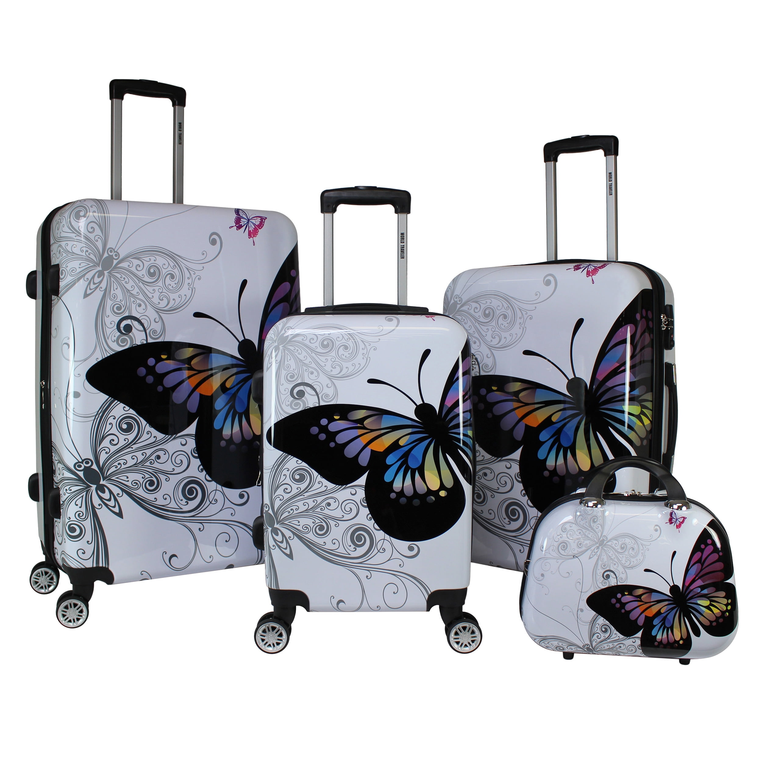 walmart luggage hardside