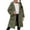 Army Green, variant on Kaemgyyd 3-12 Years Toddler Girls Fleece Jacket Sherpa Plush Winter Coat Fuzzy Open Front Hooded Cardigan Outwear with Pockets
