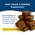 thumbnail image 4 of PetAg Dyne Joint Health & Mobility Soft Chews for Dogs – Advanced Collagen Formula with UC-II Collagen, up to 4X More Effective Than Glucosamine and Chondroitin Alone – 45 Chicken Liver Flavor Chews, 4 of 11