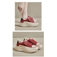 thumbnail image 4 of Summer Sneakers for Women,Sports Shoes Anti Slip with Thick Sole,Breathable Rise Stylish for Walking,Running,Shopping (Red), 4 of 9