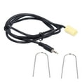 thumbnail image 2 of Cable de audio auxiliar, cable AUX-IN de 6 pines de 59,1 pulgadas, cable AU IN, adaptador AU IN, funcionamiento suave, 2 of 9