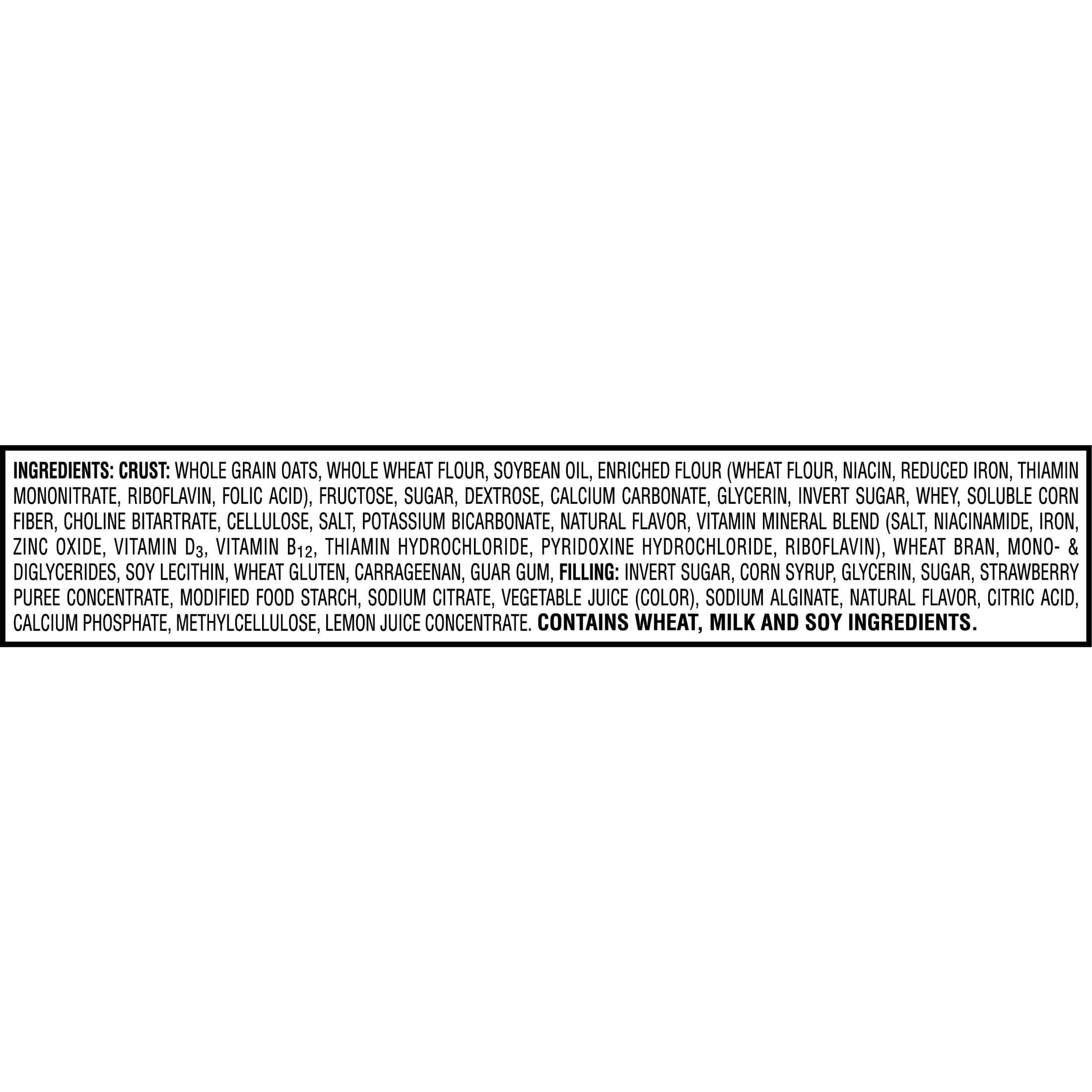 Nutri-Grain Soft Baked Breakfast Bars, Made with Whole Grains, Kids Snacks, Strawberry, 1.3oz Pouch (1 Bar)