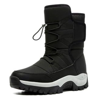 Polar Range Men Decker Cold Weather Waterproof Snow Boots Size US 9M Black POLAR RANGE MENS DECKER COLD WEATHER SNOW BOOT - Walmart.com main image 2