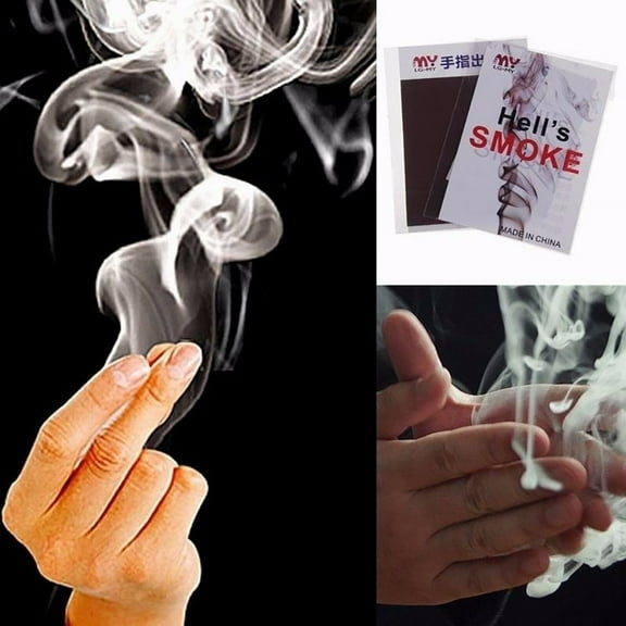 Yirtree 10Pcs Magic Prop Tool Ultimate Magic Kit Cool Close-Up Magic Trick Finger's Smoke Hell's Smoke Stage Stuffs Fantasy Props