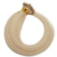 thumbnail image 2 of 50 Brins Micro Perles Lisses Soyeuses Anneaux Nano Extension de Cheveux Humains, 2 of 6