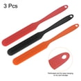 thumbnail image 3 of REGALWOVEN Silicone Spatula Scraper Reusable Non-Stick Spatulas for Epoxy Resin Black/ Red/ Orange, 3 of 6