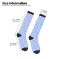 thumbnail image 5 of Easygdp Purple Dragon Scales Fashionable Adult Sockings&Sports Sockings&Breathable Sockings, Non-Pilling,Contrasting Color Design, 5 of 9