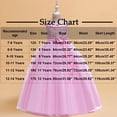 thumbnail image 3 of Pejock Girls Party Dress 7-14 Years, Princess Puff Dress with 3D Flower Bow, Lightweight Mesh Tutu for Birthday Fashion Show Pageant, 3 of 9