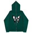 thumbnail image 3 of Sudaderas informales con mariposas Y2k oscuras europeas y americanas para hombres y mujeres, sudaderas con capucha góticas para parejas, sudadera con cremallera de gran tamaño Harajuku, 3 of 5