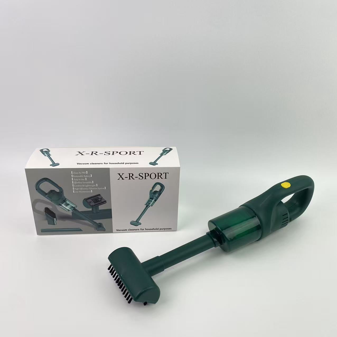 X-R-SPORT Vacuum cleaners for household purposes,Cordless Vacuum Cleaner, X-R-SPORT V8 Cordless Stick Vacuum with Detachable Battery, 20KPa Suction Hardwood Floor Vacuum Up to 45min Runtime