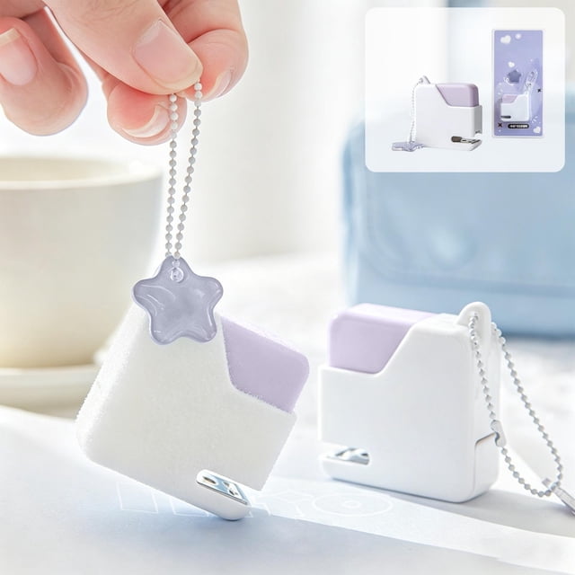 Vacemry Mini Stapler Portable, Cute Small Stapler ForSchoolOffice Desk Use, Handheld Stapler With 10 Size Staples, Compact Lightweight Stapler ForStudentsTeachers Home Workspace
