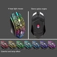 thumbnail image 4 of D620 Mechanical Feeling Gaming Keyboard and Mouse Combo, Rainbow Gaming Keyboard and Mouse Set,  LED Multicolor Changing Backlight Mouse, 4 of 11