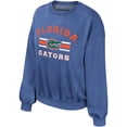 thumbnail image 2 of Women's Colosseum Royal Florida Gators Audrey Washed Pullover Sweatshirt, 2 of 3