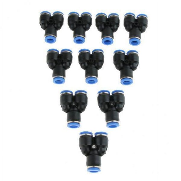 Conector de tubo de manguera de aire Zulema 10 piezas PY-10