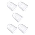 thumbnail image 3 of Tholdsy Protectores de silicona para dedos de guitarra, ukelele antideslizante, Fingerstall, instrumentos musicales transparentes ahuecados, L L transparente 5piezas, 3 of 6