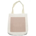thumbnail image 1 of Abstract Tote Bag, Classical Motifs Streaks on a Plain Background, Cloth Linen Reusable Bag for Shopping Books Beach and More, 16.5" X 14", Cream, by Ambesonne, 1 of 2