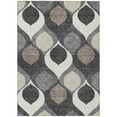 thumbnail image 2 of Addison Rugs Chantille Indoor/Outdoor Transitional Mid-century Modern Gray Washable Rectangle Rug, 3' x 5', 2 of 6