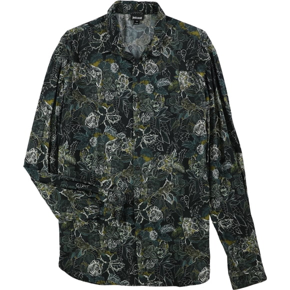 Camisa con botones Just Cavalli Estampado Savana hombre multicolor