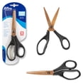 thumbnail image 1 of Hilroy Titanium 8.3-Inch Scissors, Multipurpose Scissors, Black Comfort Handles, Bronze Blades, 1 of 6