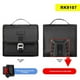 thumbnail image 5 of Rhinowalk Small Cloth Bike Front Bag Bike Large Capacity Folding Front Bag Multi-Functional Portable Folding Bag, 5 of 5