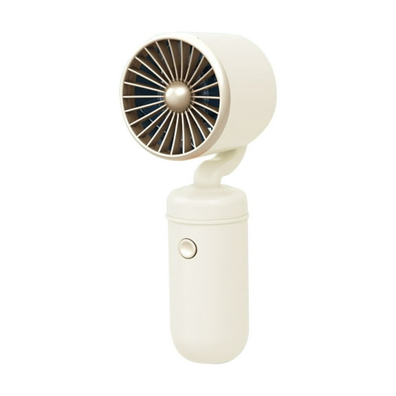 Hvmvliv Portable Fan Handheld Fan Summer Coolings Portable Small Fan Rechargeable Mini Fan Outdoor Travel Gift Fan White